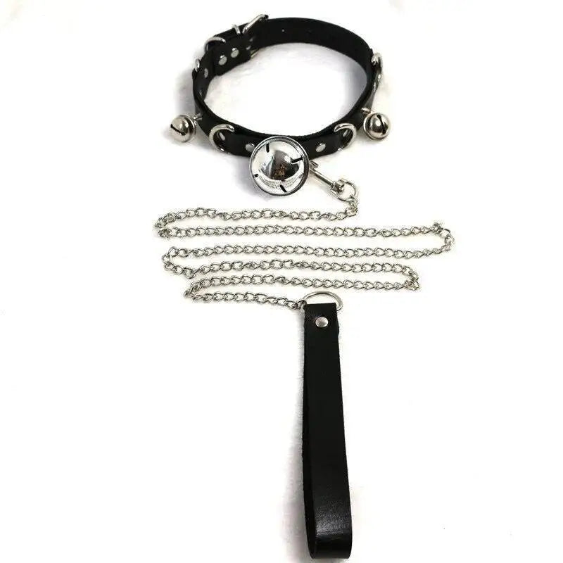 Gothic Bell Chain Rope Choker