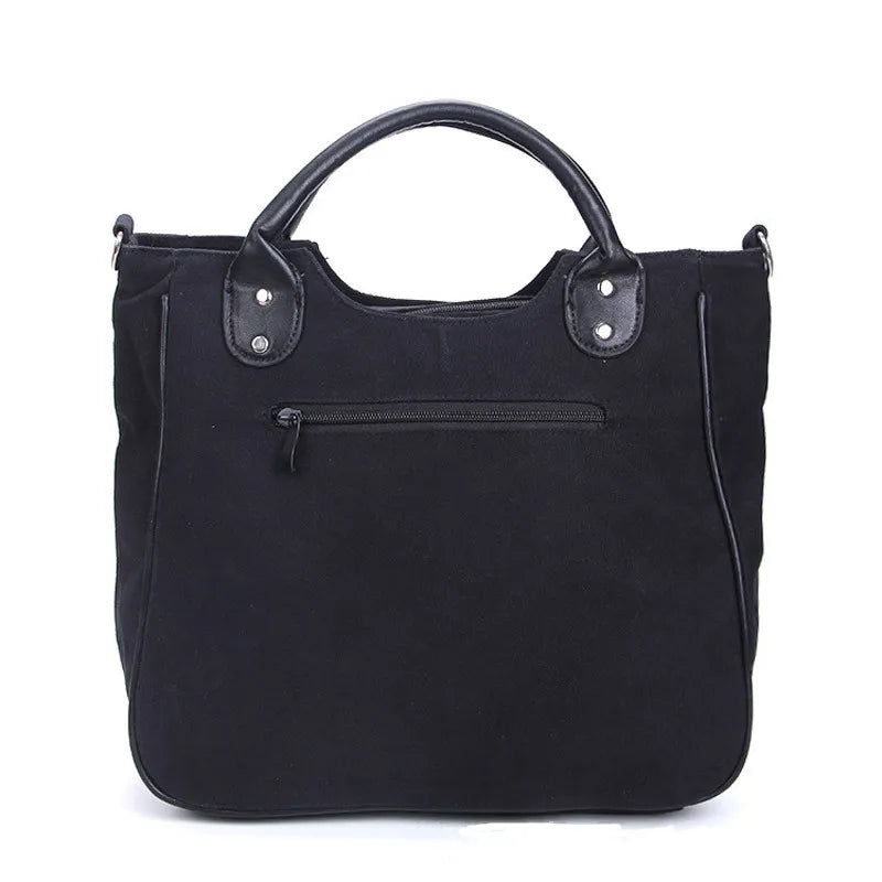 Glow Skeleton Canvas Shoulder Bag