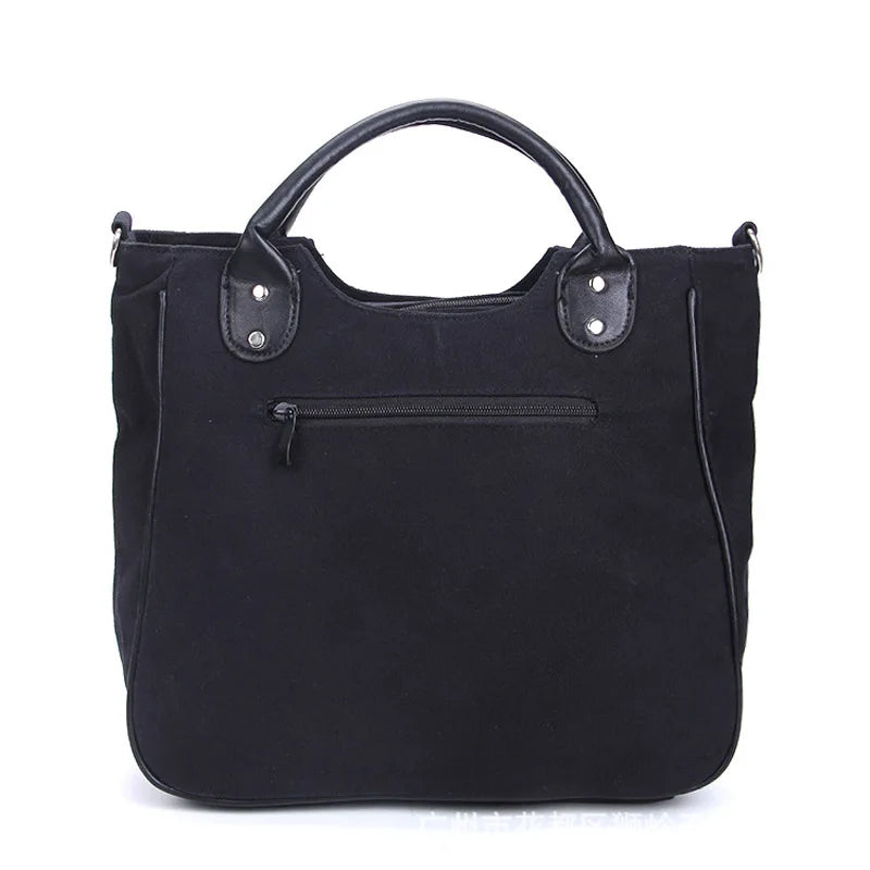 Glow Skeleton Canvas Shoulder Bag