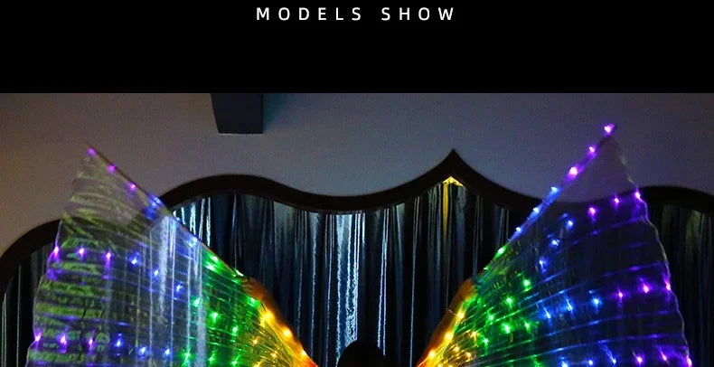 Luminous Butterfly LED Wings