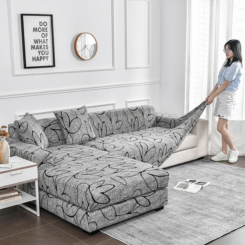 Sofa Cover Variety Printed Elastic Design