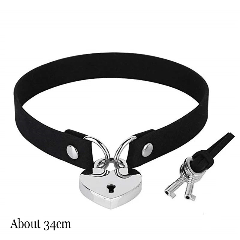 Midnight Rivet Choker Gothic Femme Jewelry