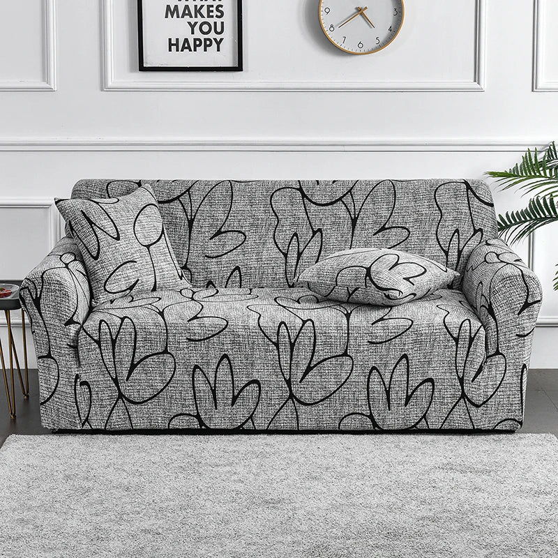 Sofa Cover Variety Printed Elastic Design