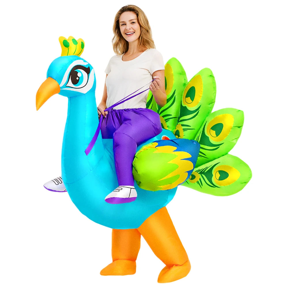 Roaring Anime Dinosaur Inflatable Costume Party Cosplay Halloween For Adult Kids