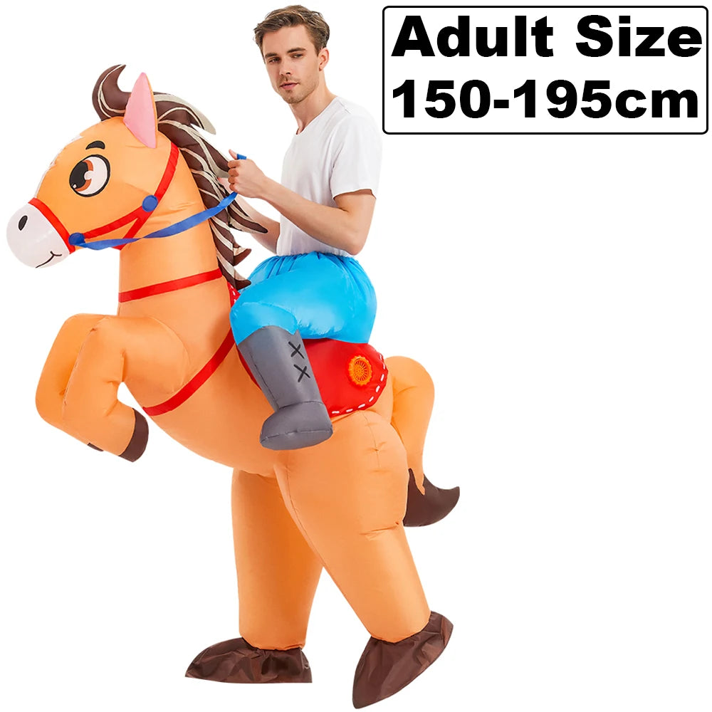 Roaring Anime Dinosaur Inflatable Costume Party Cosplay Halloween For Adult Kids
