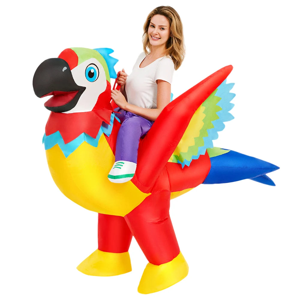 Roaring Anime Dinosaur Inflatable Costume Party Cosplay Halloween For Adult Kids