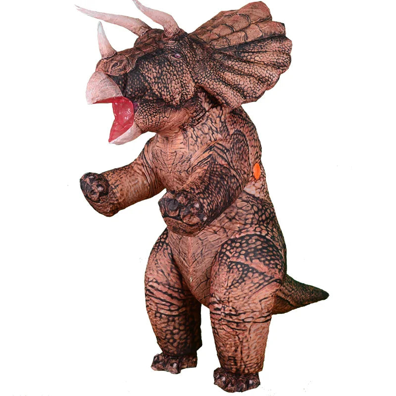 Inflatable Triceratops Party Dinosaur Costume for Adults Halloween Cosplay Costume
