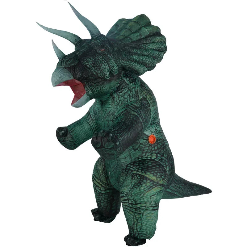 Inflatable Triceratops Party Dinosaur Costume for Adults Halloween Cosplay Costume