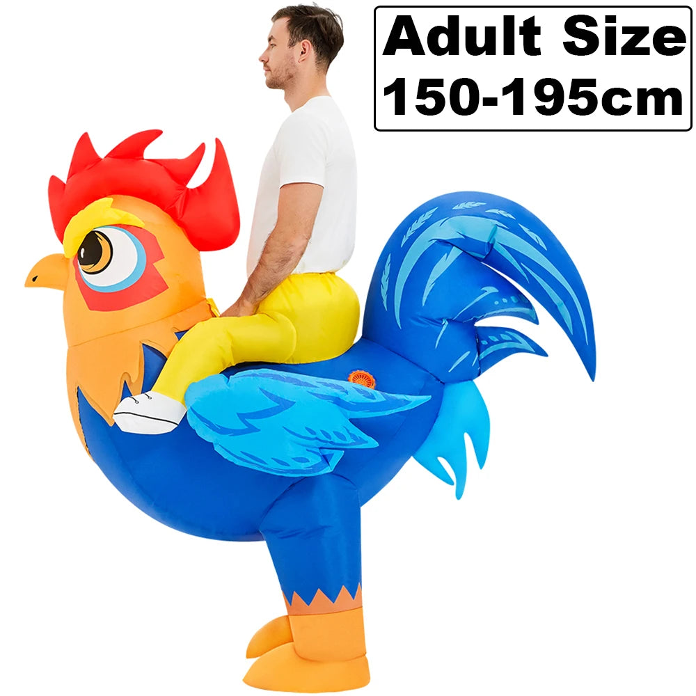 Roaring Anime Dinosaur Inflatable Costume Party Cosplay Halloween For Adult Kids