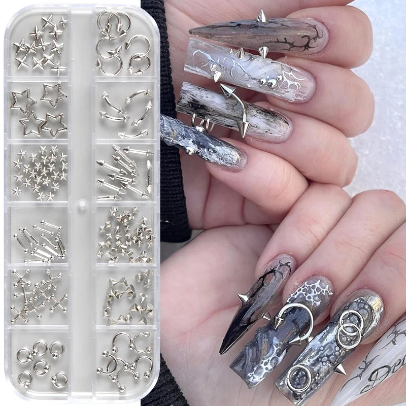 Gothic Design Nail Charm Art