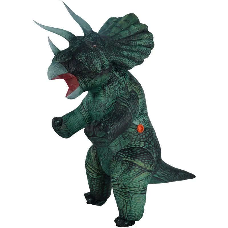 Inflatable Triceratops Party Dinosaur Costume for Adults Halloween Cosplay Costume