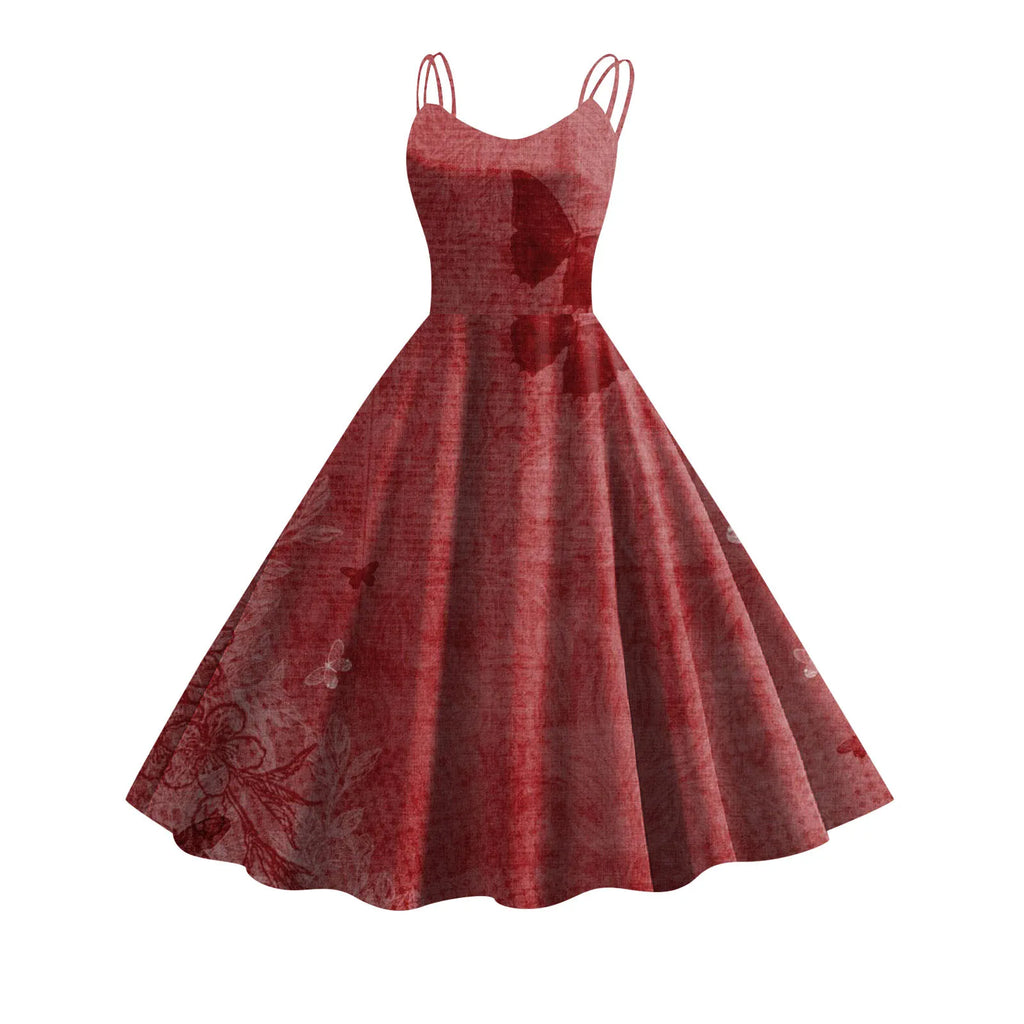 Bloodstained Masquerade A-Line Dres
