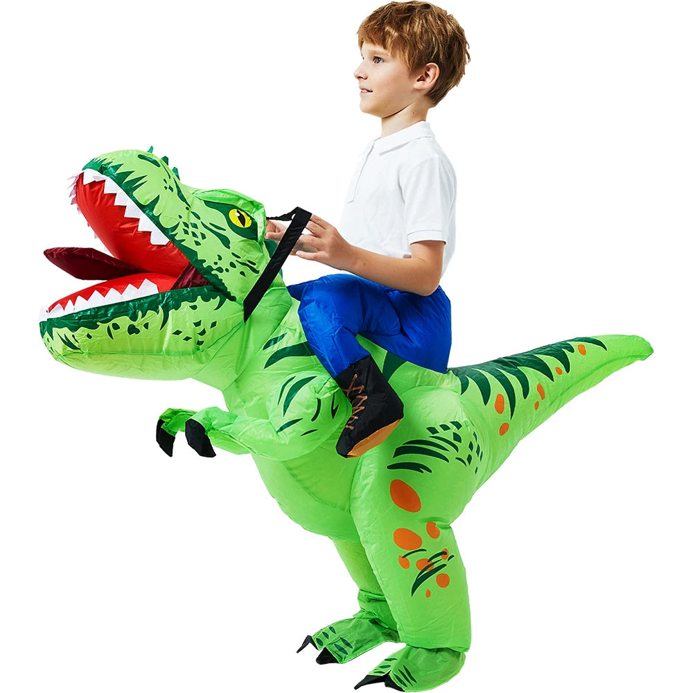 Roaring Anime Dinosaur Inflatable Costume Party Cosplay Halloween For Adult Kids