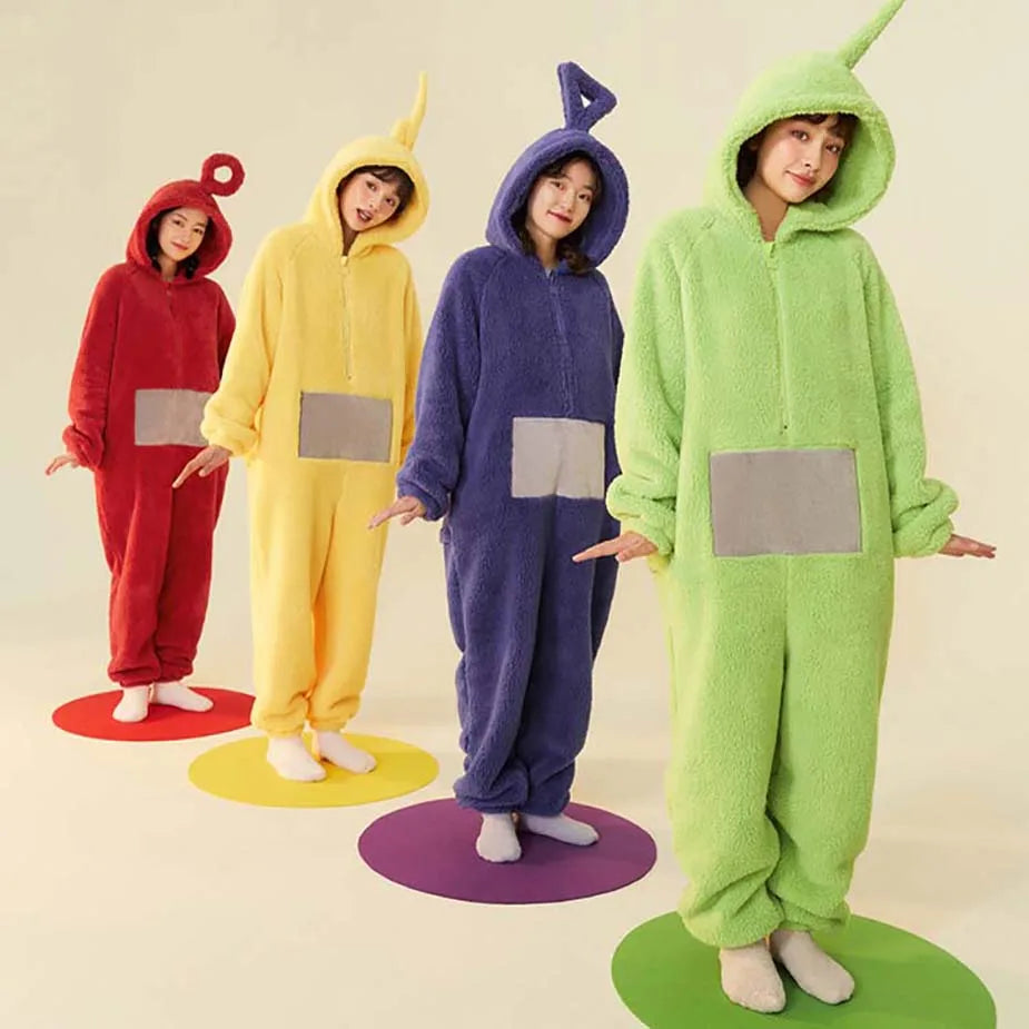 Adults Kids Onesies Soft Long Sleeves Pajamas