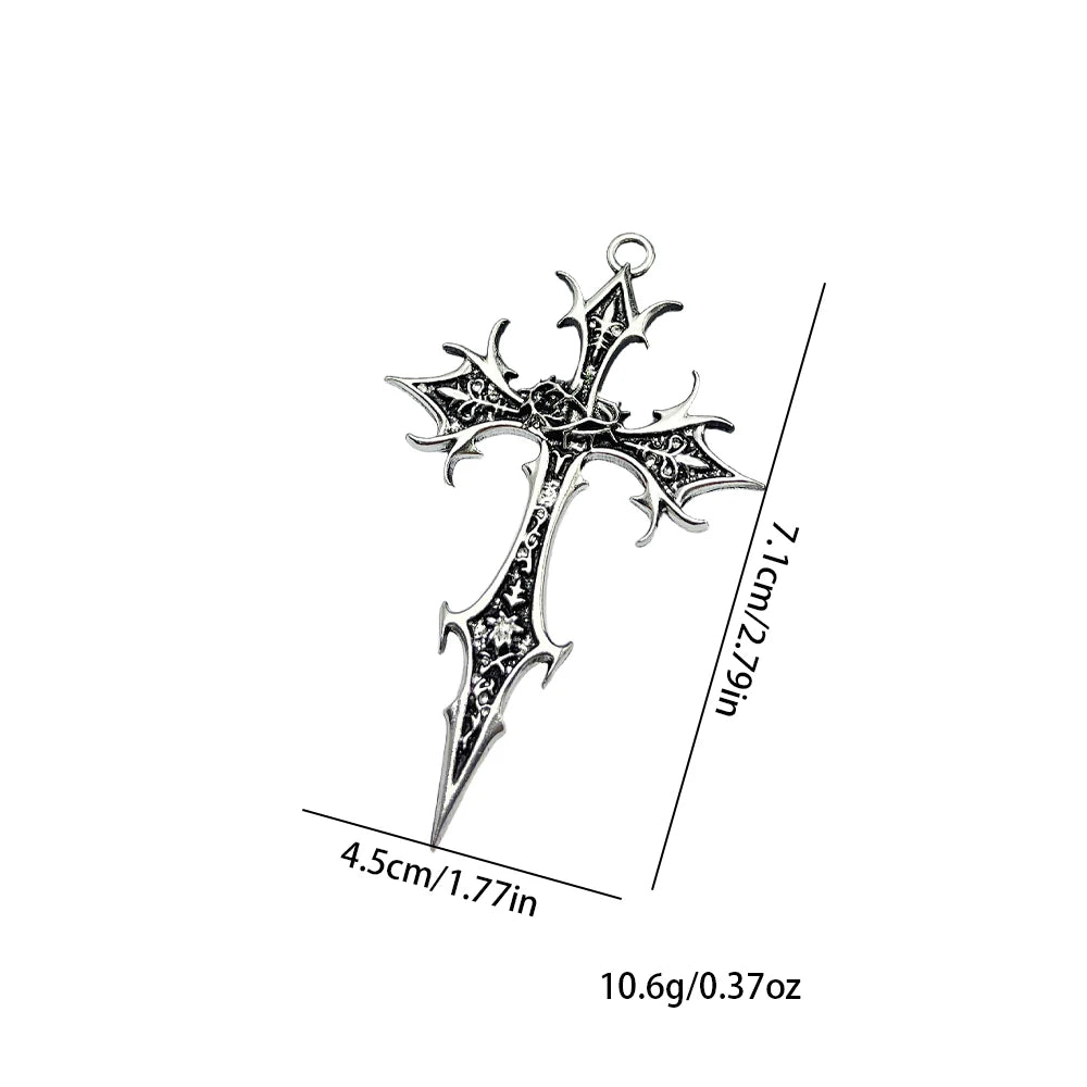 Shadow Cross Pendant Necklace