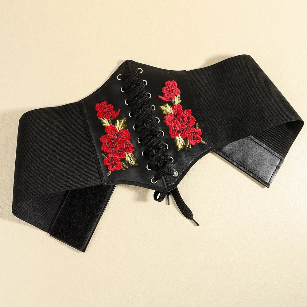 Gothic Faux Leather Waist Belt
