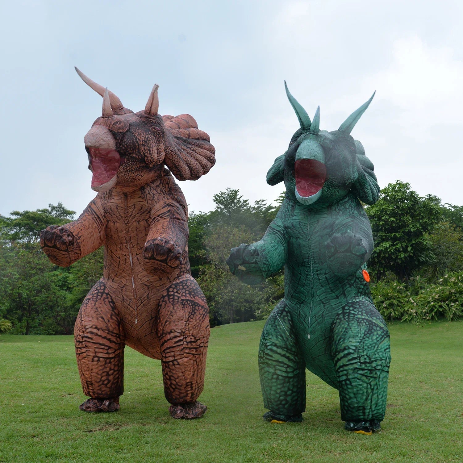 Inflatable Triceratops Party Dinosaur Costume for Adults Halloween Cosplay Costume