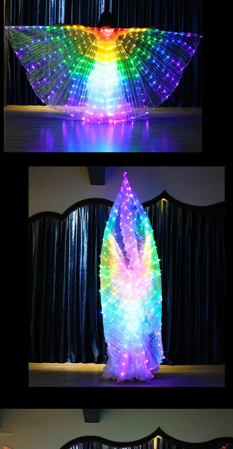 Luminous Butterfly LED Wings