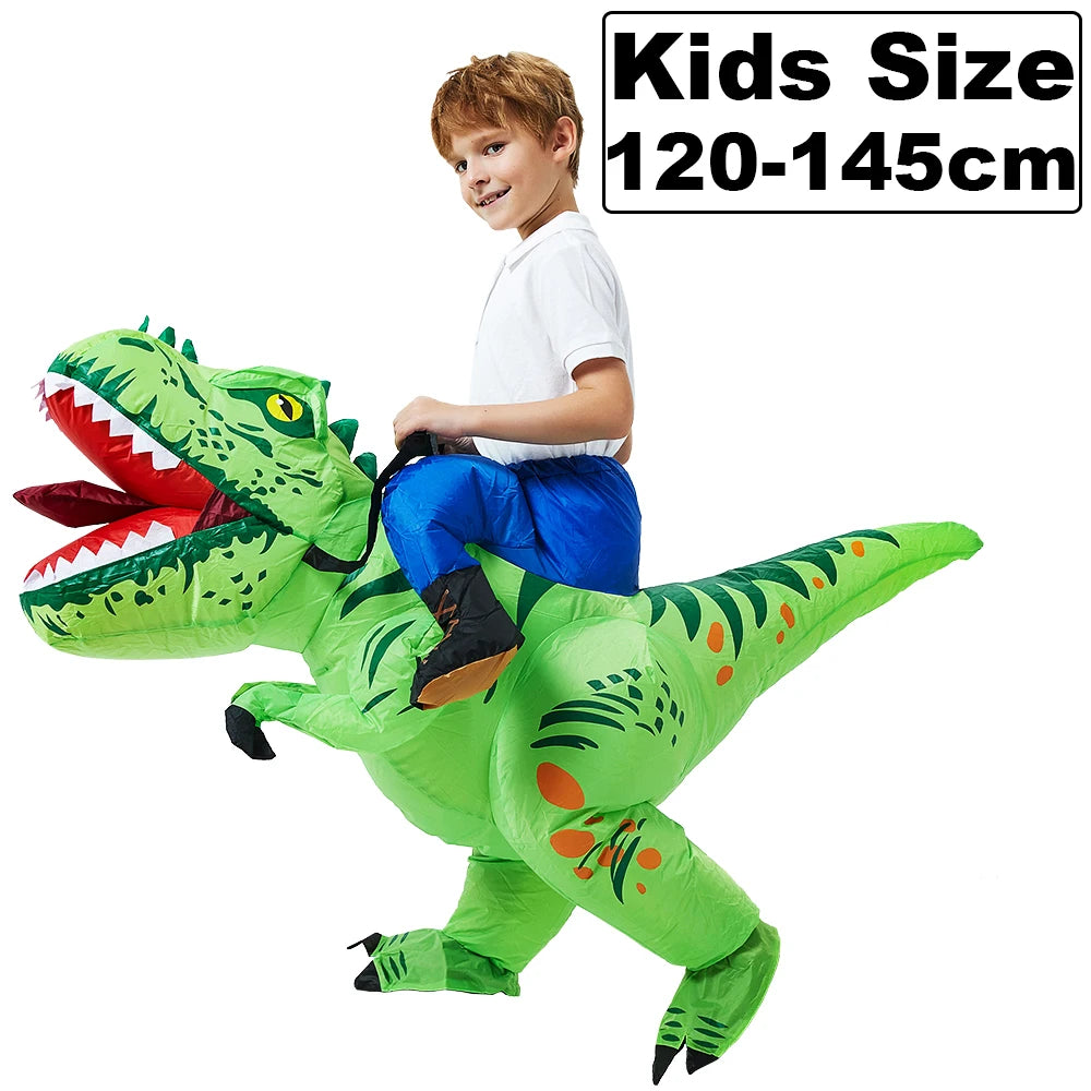 Roaring Anime Dinosaur Inflatable Costume Party Cosplay Halloween For Adult Kids