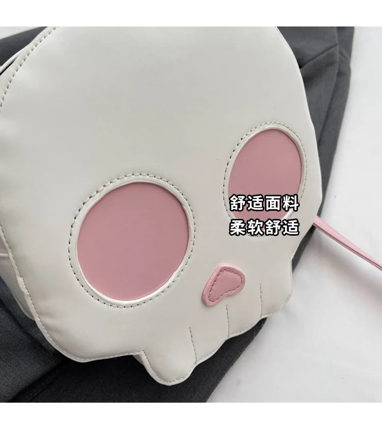 Gothic Skull PU Leather Bag Novelty Halloween Women Gothic Handbags Purse