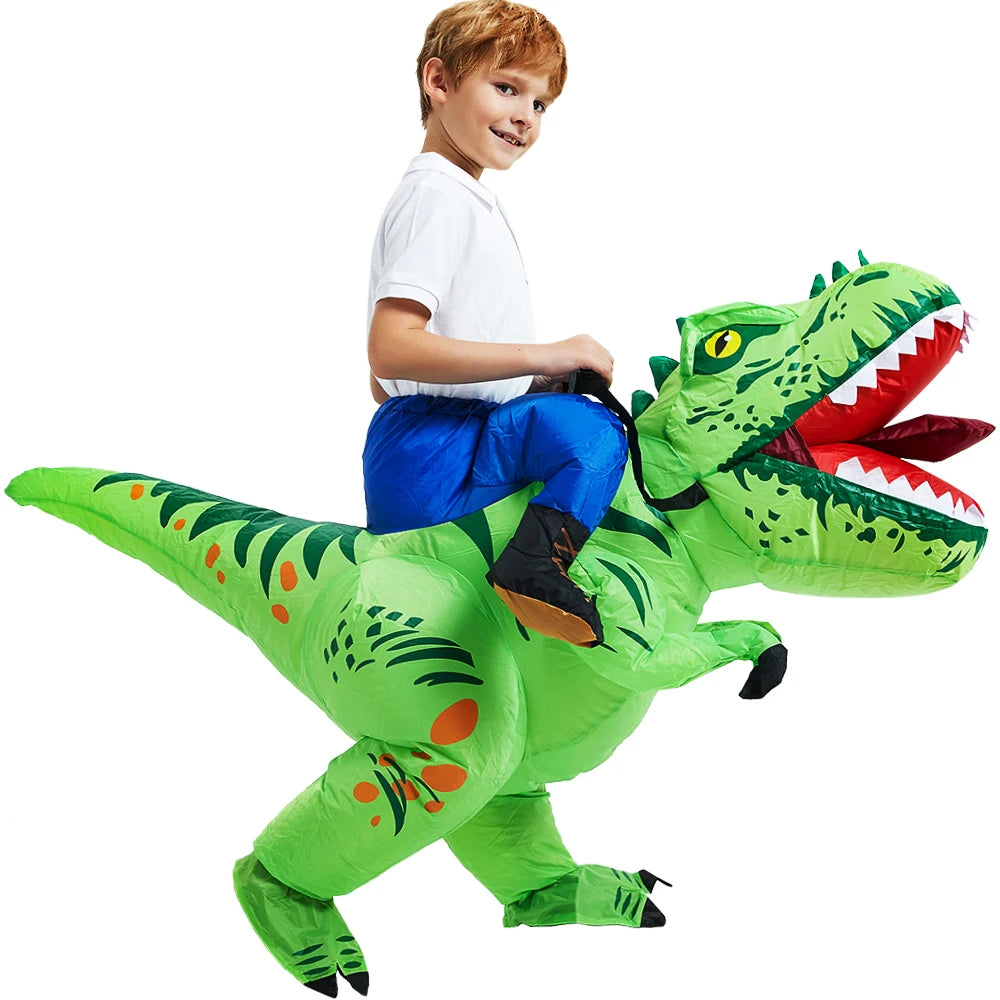 Roaring Anime Dinosaur Inflatable Costume Party Cosplay Halloween For Adult Kids