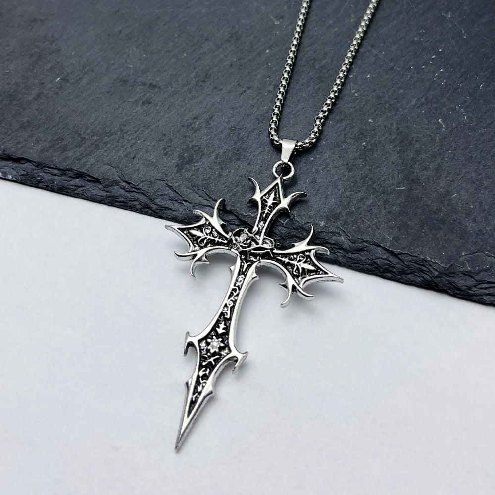 Shadow Cross Pendant Necklace