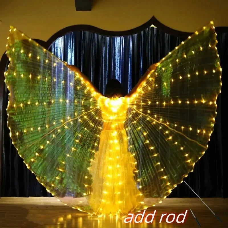 Luminous Butterfly LED Wings