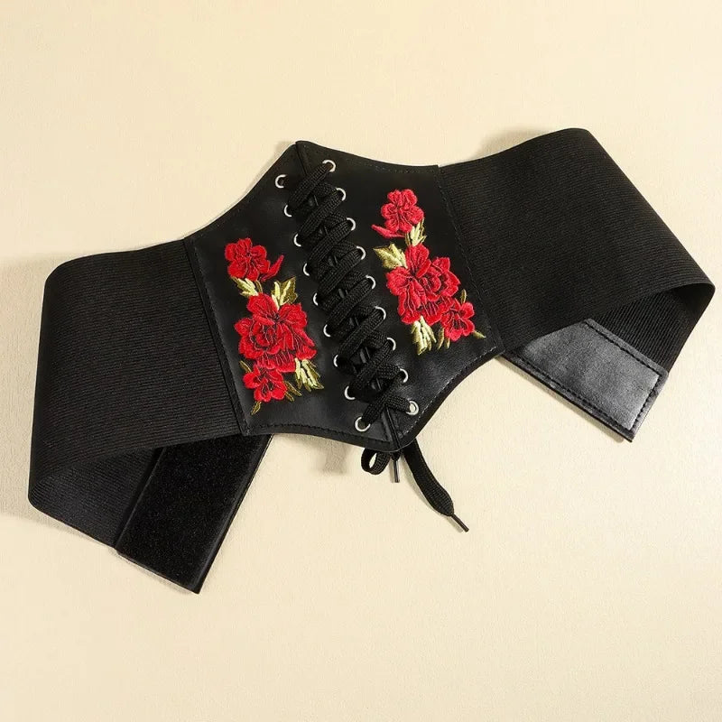 Gothic Faux Leather Waist Belt