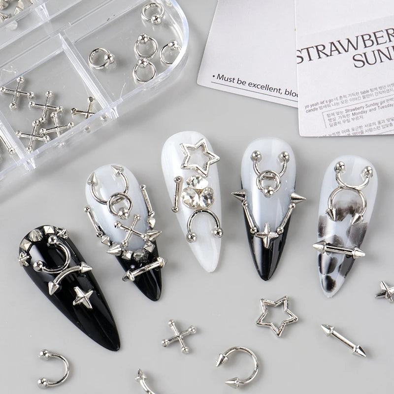 Gothic Design Nail Charm Art