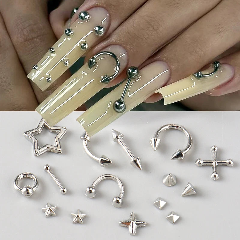 Gothic Design Nail Charm Art
