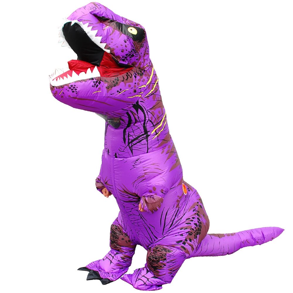 T-Rex Dinosaur Inflatable Costume Full Body Dinosaur for Adult Kids