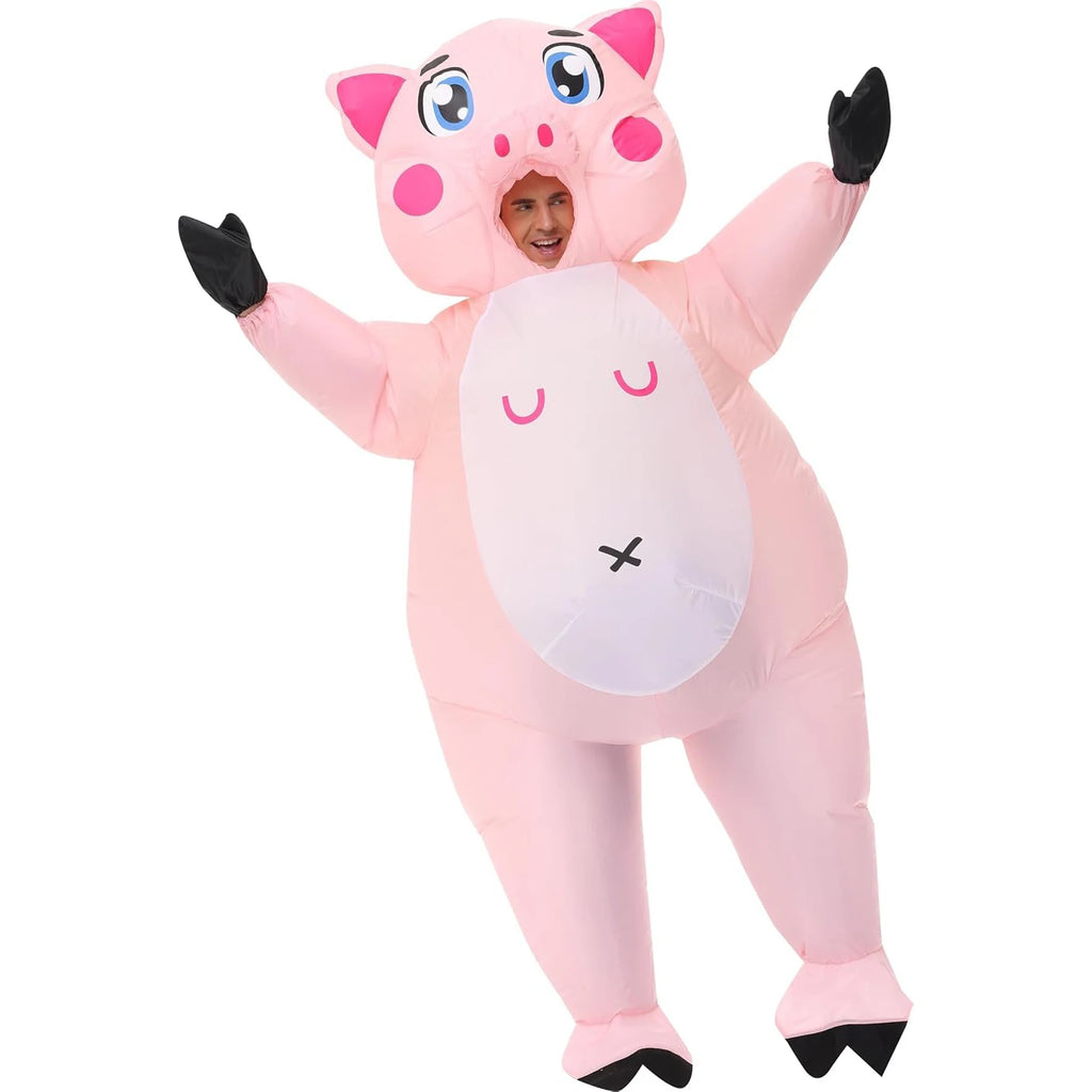 Adult Playful Pink Pig Costume