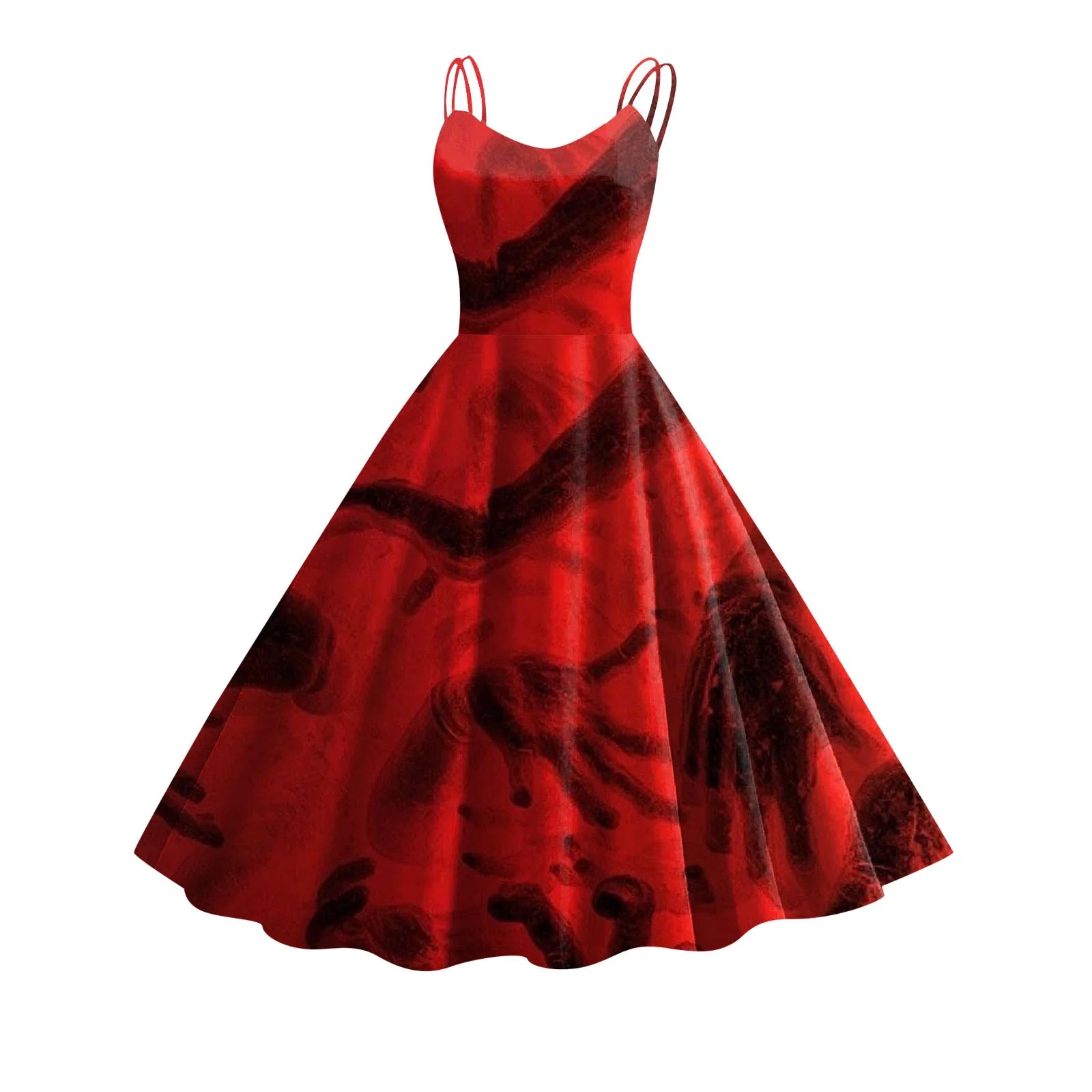 Bloodstained Masquerade A-Line Dres