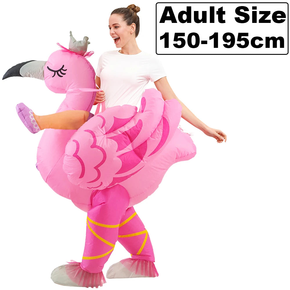 Roaring Anime Dinosaur Inflatable Costume Party Cosplay Halloween For Adult Kids