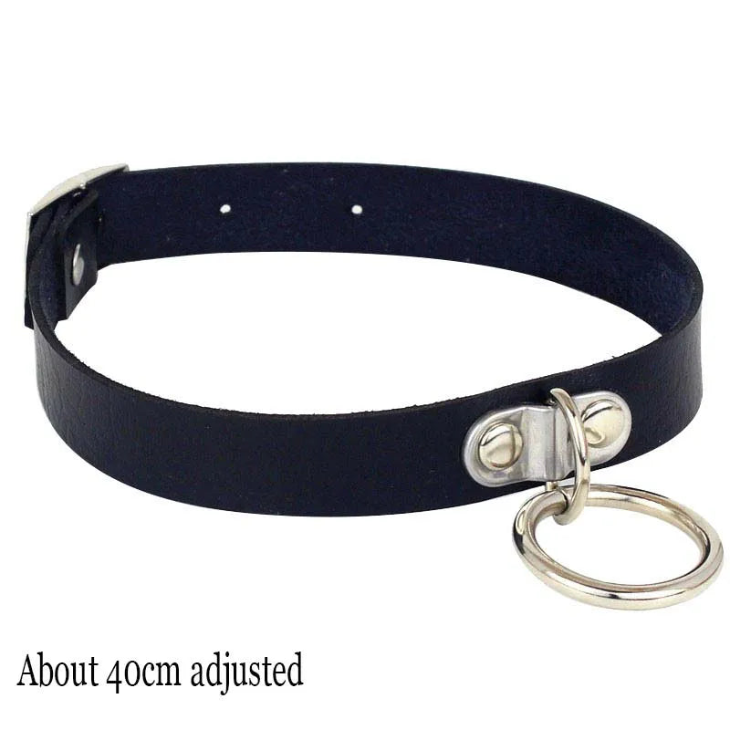 Midnight Rivet Choker Gothic Femme Jewelry