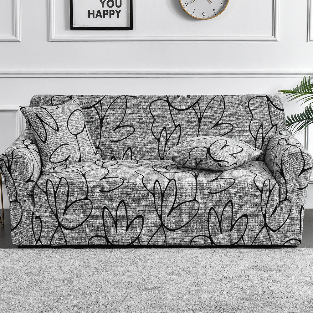 Sofa Cover Variety Printed Elastic Design