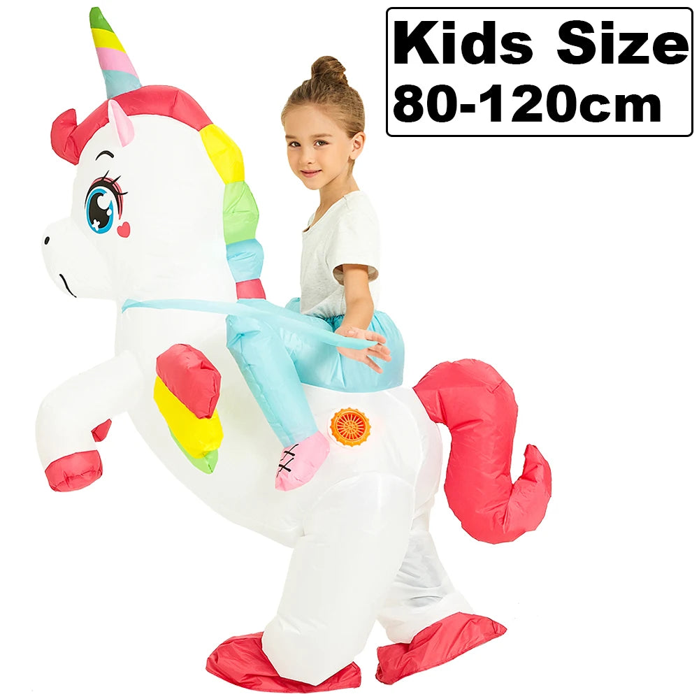 Roaring Anime Dinosaur Inflatable Costume Party Cosplay Halloween For Adult Kids