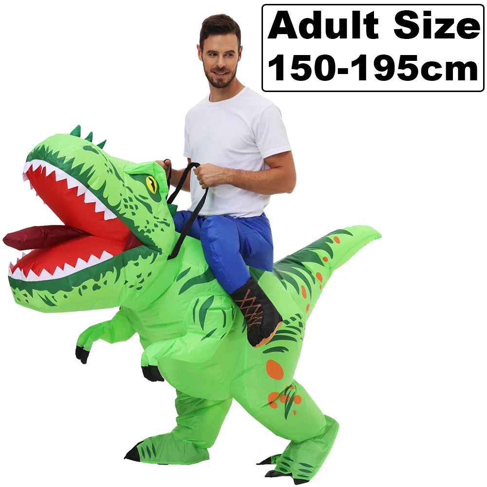 Roaring Anime Dinosaur Inflatable Costume Party Cosplay Halloween For Adult Kids