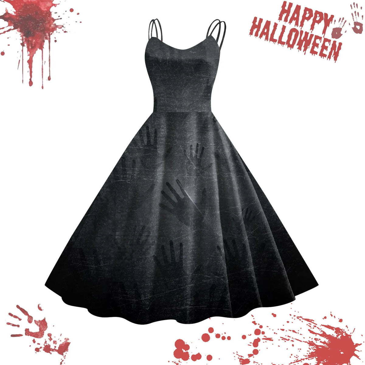 Bloodstained Masquerade A-Line Dres