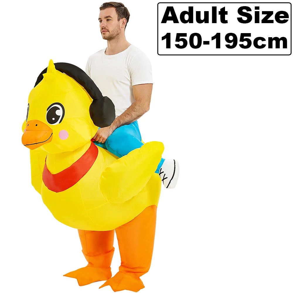 Roaring Anime Dinosaur Inflatable Costume Party Cosplay Halloween For Adult Kids
