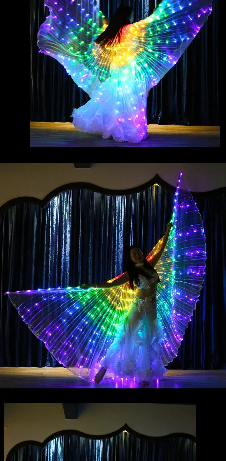 Luminous Butterfly LED Wings