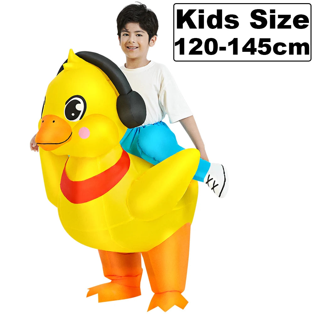 Roaring Anime Dinosaur Inflatable Costume Party Cosplay Halloween For Adult Kids