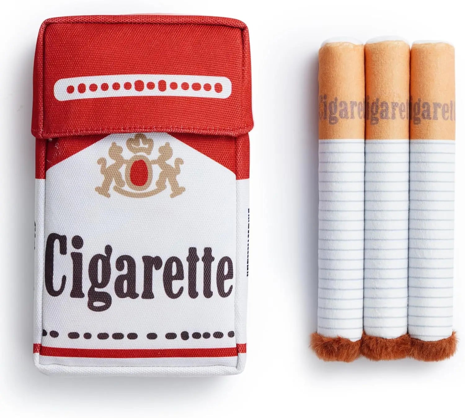 Plush Dog Toys Cigarette Interactive