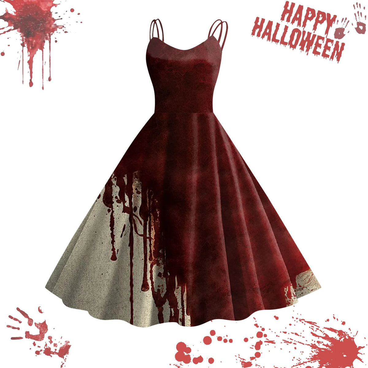Bloodstained Masquerade A-Line Dres