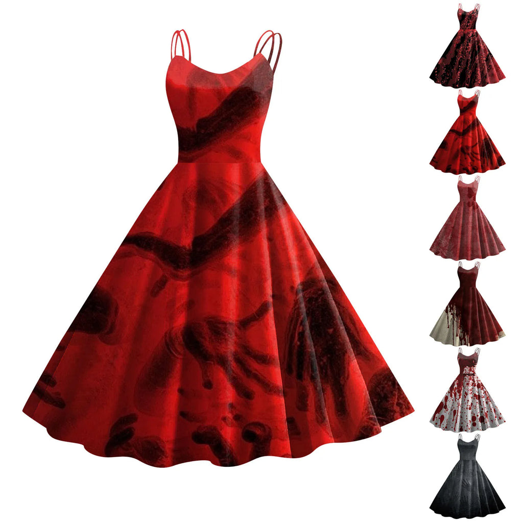 Bloodstained Masquerade A-Line Dres