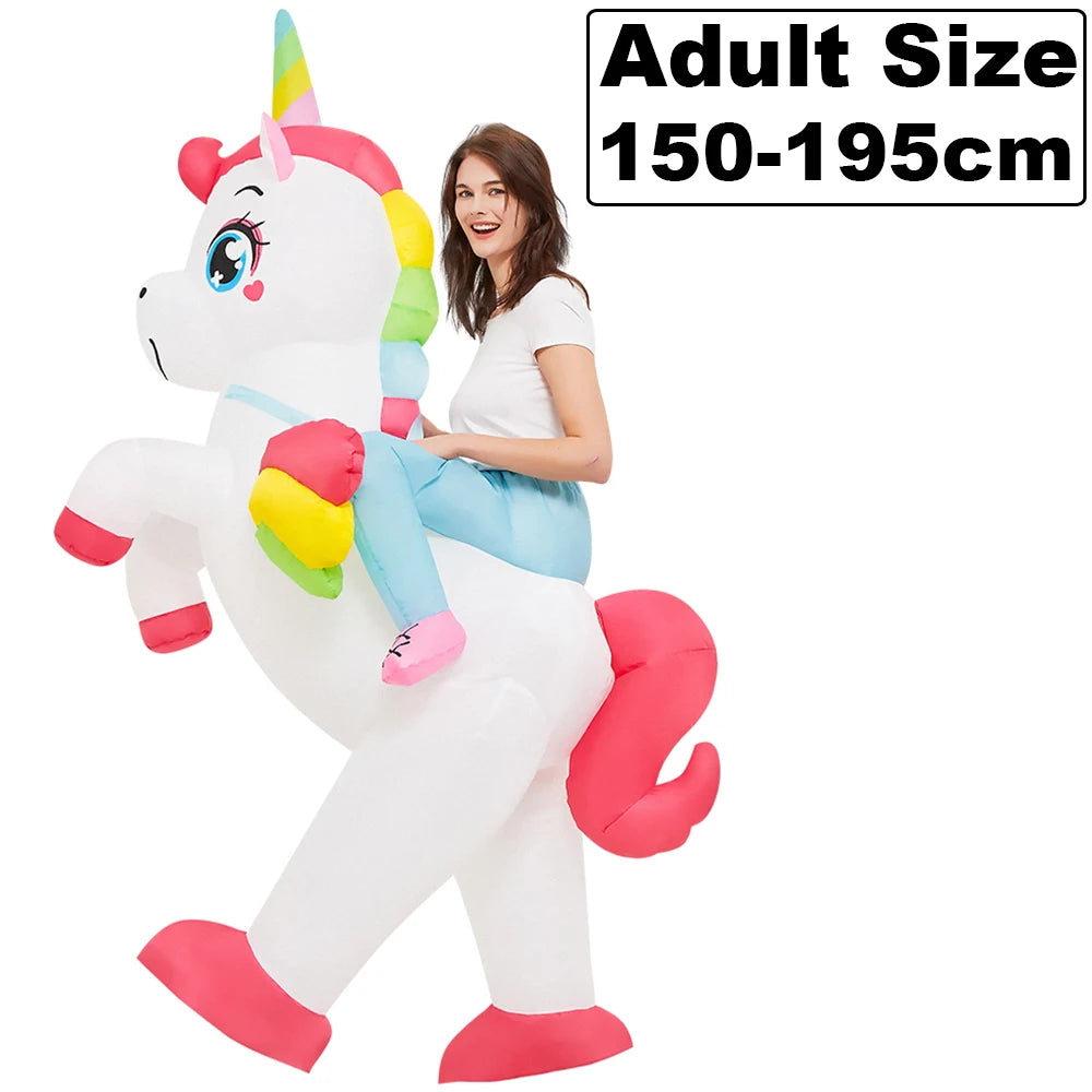 Roaring Anime Dinosaur Inflatable Costume Party Cosplay Halloween For Adult Kids