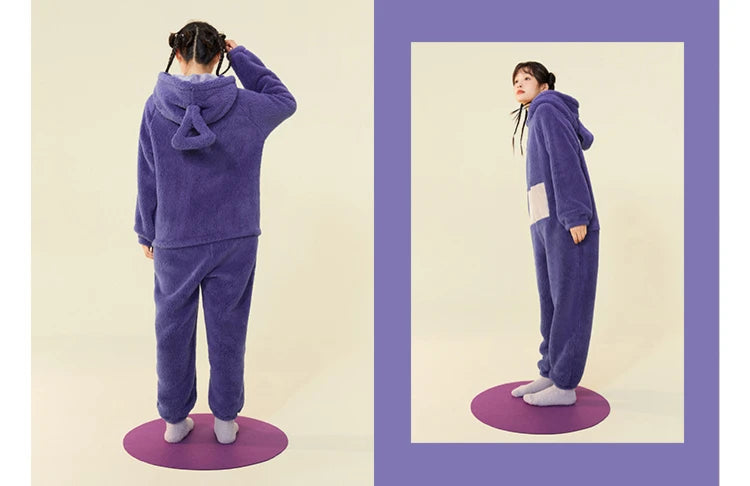 Adults Kids Onesies Soft Long Sleeves Pajamas