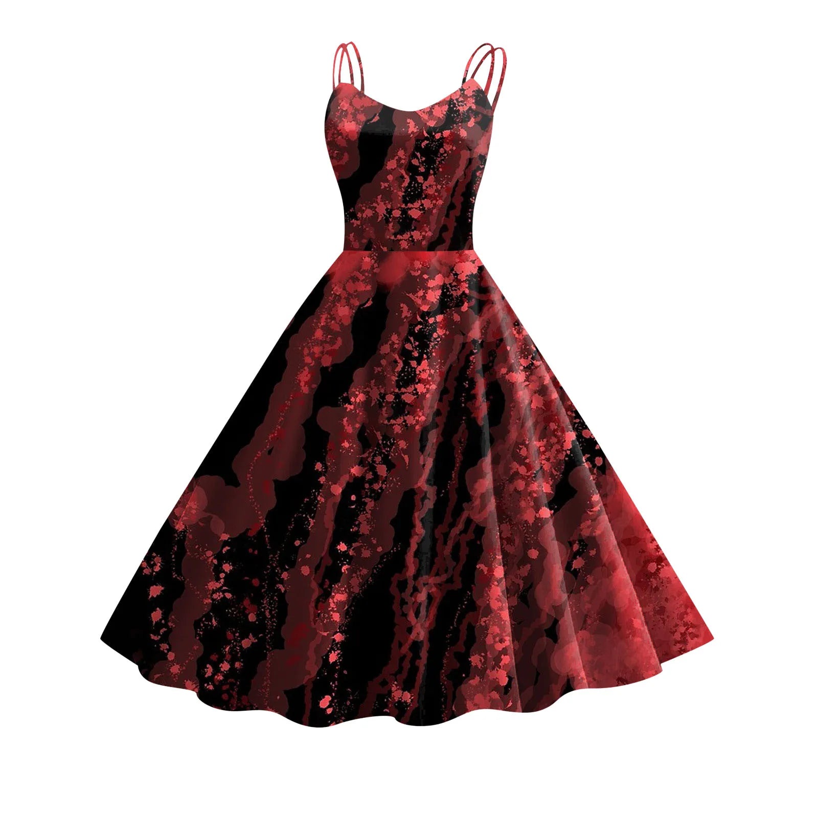 Bloodstained Masquerade A-Line Dres