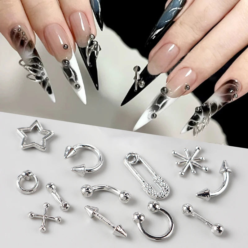 Gothic Design Nail Charm Art