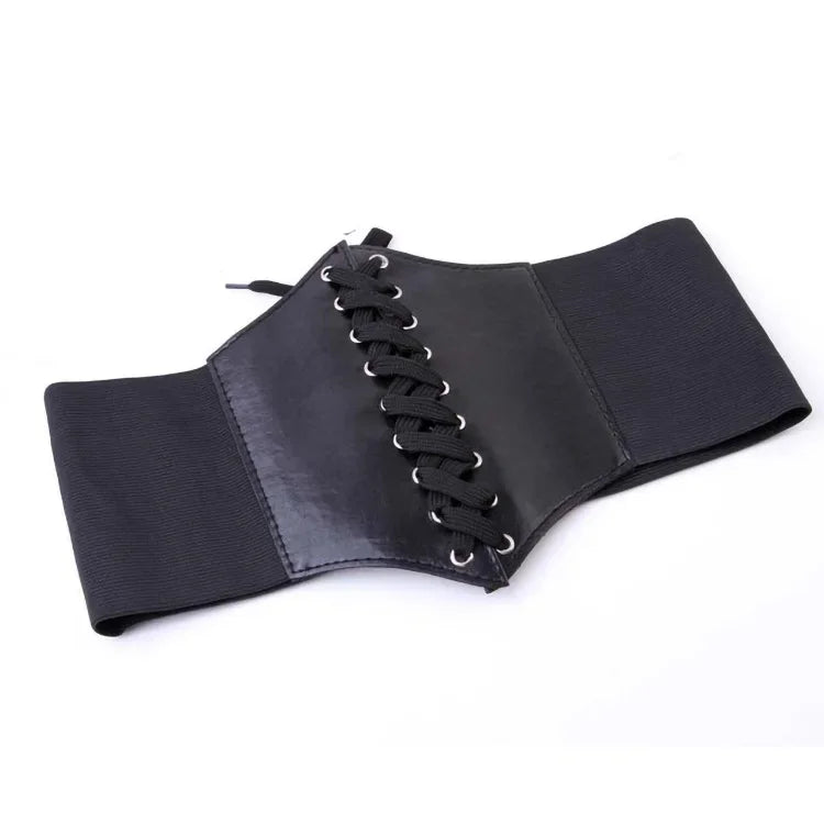 Gothic Faux Leather Waist Belt